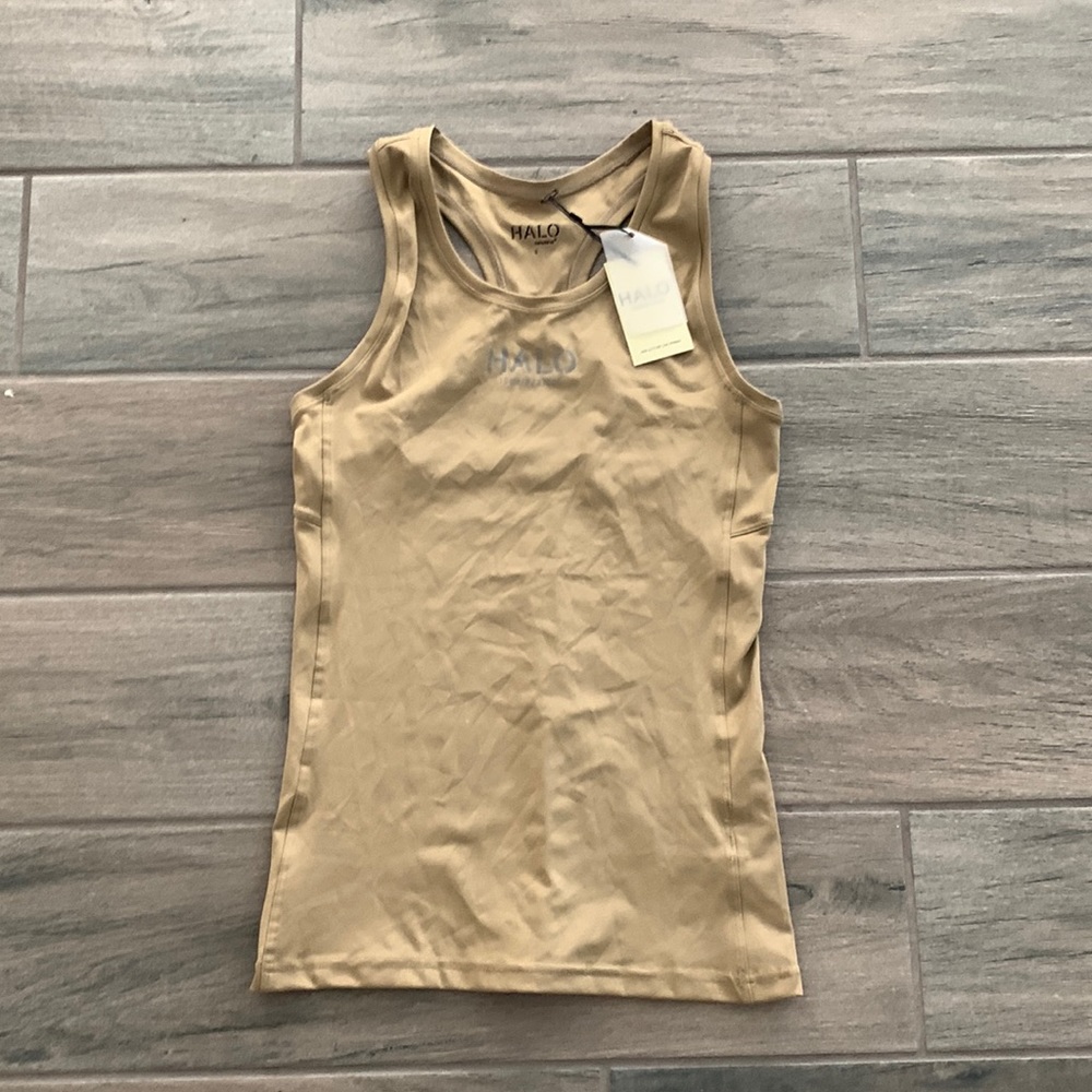 Halo womens racerback tank top